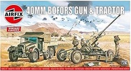 Airfix A02314V 1/76 Morris CS8 15-CWT Gun Model Kit Bofors 40 mm Gun & Tractor, Vintage Classic, Gre
