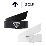 [DESCENTE] GOLF DESCENTE] GOLF Desante Ladies Triangle Buckle GOLF Belt Belt (White/Black)
