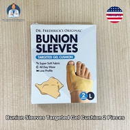 Dr. Fredericks Original® Bunion Sleeves Targeted Gel Cushion 2 Pieces ถุงเท้าซิลิโคนถนอมเท้า ถุงเท้า