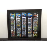 glassdoor display (up to 60 carded mainline Hotwheels)