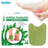 12pcs ACHILLES TENDONITIS PAIN RELIEF PATCH Plaster Tendonitis Achilles Tampalan Melegakan Kesakitan