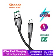 Mcdodo Type C 5A Super Charge Cable 40W Type C Cable 1.5m ,Compatible with fast charging of all mobi