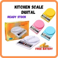 Penimbang Kek Digital Digital Kitchen Scale Penimbang Digital Penimbang Elektronik Weighing Scale El