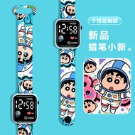 Anime Printed LED Electronic Watch Fashion Earth Y1 Button Male Female Student Gift Watch