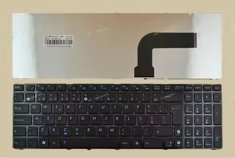 New PO Portuguese Teclado Keyboard For ASUS A53 A52J A52F A73 A73B A73E A73S A73T Laptop Glossy Fram
