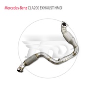 HMD Car Accessories Exhaust System High Flow Performance Downpipe for Mercedes Benz CLA200 CLA220 CL