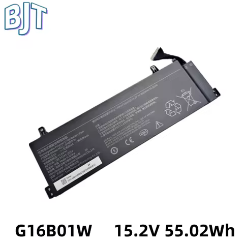15.2V 55.02Wh G16B01W Laptop Notebook Battery For Xiaomi Redmi G Gaming 16 Series XMG2003-AB XMG2003