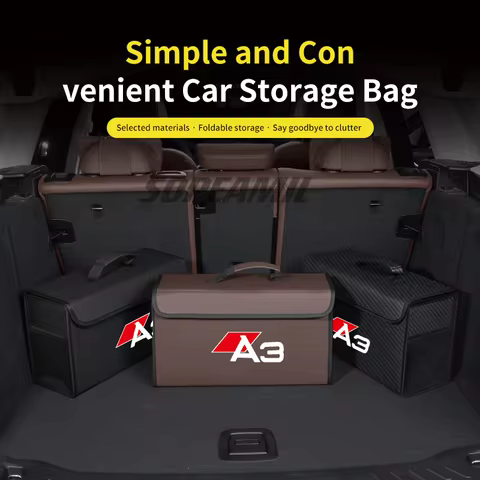 Car Trunk Organizing And Storage Box For Audi Q2 Q3 Q4 Q5 Q7 Q8 A1 A3 A4 A5 A6 A7 A8 TT S3 S4 S5 S6 