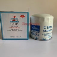 ISUZU SAMCO engine oil filter code C-1515/SO3620/ 8-97136470-0/O–6757