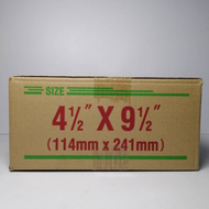 【1BOX=500PCS ! ! !】LION 4.5"x9.5" Window White Envelope 100gsm (114mmx241mm) (Peel&Seal)