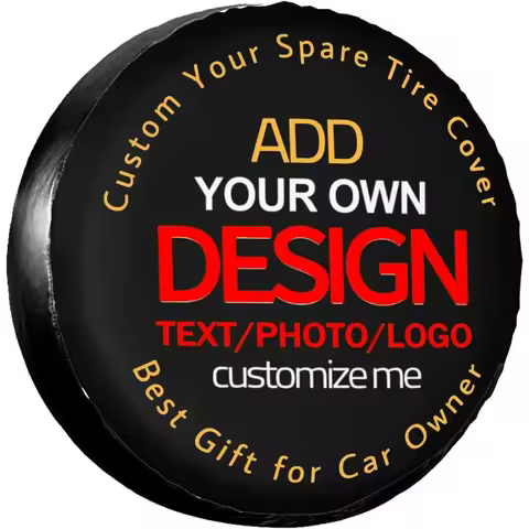Personalized Spare Tire Covers That Allow You To Add Your Own Image, Text, Or Logo. These Protectors