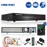 OWSOO 16CH Channel Full CIF H.264 HDMI P2P Cloud Network DVR Digital Video Recorder + 1TB Seagate Hard Disk support Audio Record Phone Control Motion   Titigo9.8