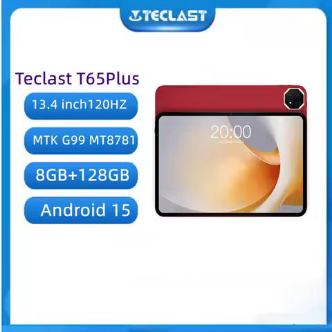 Teclast Tablet T65Plus, 13.4-inch 120HZ, MAX20GB+128GB, MTK G99, IPS Screen 1920x1200, Android 15, 1