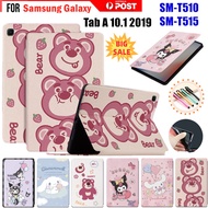 For Samsung Galaxy Tab A 10.1 2019 SM-T510 SM-T515 Kids Cute Cartoon Kuromi Smart Stand Case Leather Shockproof Folio Shell Book Cover