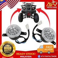 🔥LOCAL READY STOCK🔥1Pcs ATV LED Front Headlights Lamp For ATV Gy6 Big Bull 150CC 200CC 250CC Go Kart Buggy