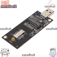 COCOFRUIT NGFF to USB 3.0 Adapter, SIM Card Slot Stability Design M.2 to USB Adapter, High Speed Plu