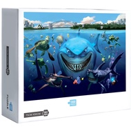 Ready Stock Ocean Underwater World Marine Life Dolphin Sea Jigsaw Puzzles 1000 Pcs Jigsaw Puzzle Adult Puzzle Creative Gift9847665