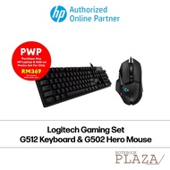 [ Combo Set ] Logitech G512 Carbon Light Sync RGB Gaming Keyboard + Logitech G502 Hero Gaming Mouse