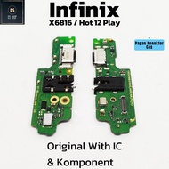 FLEXIBEL PAPAN CAS CHARGER BOARD KONEKTOR PCB FLEXIBEL USB CHARGING INFINIX HOT 12 PLAY X6816