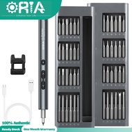 ORIA 62 In 1ไขควงไฟฟ้าชุด USB ไขควงชาร์จใหม่ได้ชุดเครื่องมือ45มม.+ 28มม.S2เหล็ก Bits 3ไฟ LED [สต็อก 