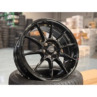 NEW 17X7.5 ET42 Advanti Aria Rim (4 Wheels) Gloss Black 5X100