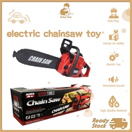 Kids Electric Chainsaw Toy Construction Tool with Realistic Sound Pretend Play Tool Toys Rotating Ch
