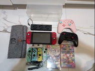 任天堂 Nintendo switch 初代 細電 歐版 主機連mario kart 孖寶兄弟賽車 鬼滅之刃 最強隊士 非switch2 oled lite