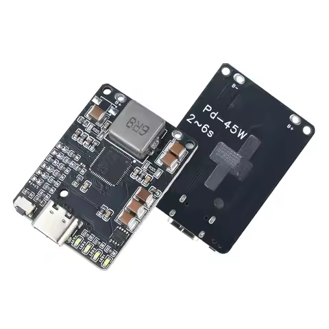 IP2369 45W 2S~6S Lithium Battery Charging Discharging Module Li-ion/LiFePO4 Battery Type-C PD3.1 QC2
