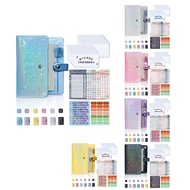 [themremain]-A6 Money Organizer for A6 Cash Budget Binde Budget Planner Binder with Zipper Envelopes