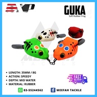 【Meefah Tackle】EXP GUKA FROG (35MM/8G) (GK) Soft Rubber Jump Frog - Soft Lure Bait Jump Frog Katak