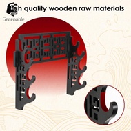 [Serenable] Wooden Organizer for 4 Tier Sword Display, Wall Mount Bracket for Samurai Swords