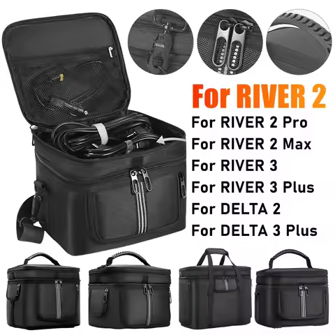 Carrying Case for Ef Ecoflow River 2/2 PRO/2 Max Portable Power Station Bag for Ecoflow RIVER 3/3 Pl