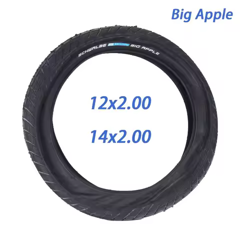 SCHWALBE Original Big Apple 12x2.0 14x2.0 BMX Children Bicycle Small Wheel Bike Non-reflective Punct