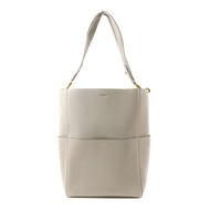 CELINE 牛皮皮革Sangle Bucket金扣肩背袋