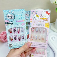 Mfh - 3D EMBOSSED FAKE NAILS TOY SANRIO FAKE NAILS 3D SANRIO CUTE CHILDREN 3D EMBOSSED NAILS SANRIO 