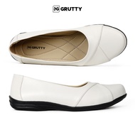 PUTIH Women's Work Shoes Nursing Loafers White Shoes