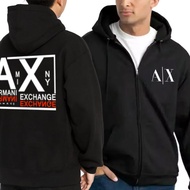 EA 7 AX Emporio Hoodie Jacket Zipper Cotton Fleece Material New Zipper Hoodie