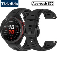 Strap for Garmin Approach S70 47mm 42mm Silicone Smart Watch Band for Garmin Approach S70 Outdoor Sp