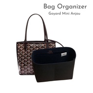 Sorganize-กระเป๋าจัดระเบียบ รุ่น Goyard Mini Anjou ผ้าแบบบางกันเปื้อนกันเลอะ สี 1.2mm Noir (สต๊อคพร้