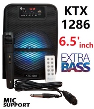 [KTX-1286] Wireless Portable Bluetooth Speaker With Led Light With Mic