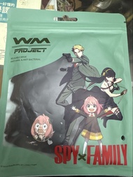 驚喊安妮亞口罩WM Project «SPY×FAMILY) 可重複使用口罩 黑色口罩