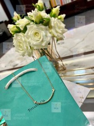 ⭐TIFFANY & CO. 蒂芙尼 T 系列 微笑 18K金 項鍊 女款 金色