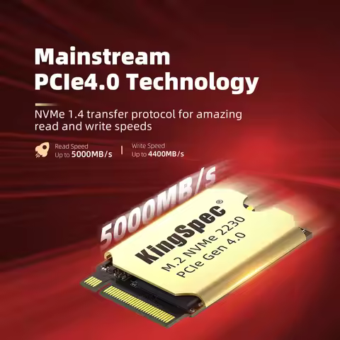 KingSpec 2230 PCIe4.0 2TB SSD M2 NVMe 1TB Hard Disk M.2 22 30 Nmve M2 Hard Drive Disk Internal Drive
