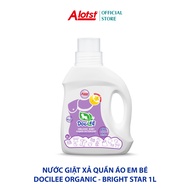 Nước giặt xả quần áo em bé Docilee organic 1 Lít
