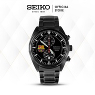 Jam Tangan Pria Seiko Barcelona Chronograph SNN267P1 Black Original