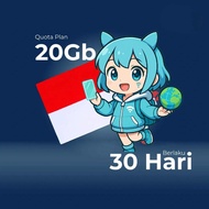 [Big Data] eSIM Indonesia Kuota Besar (Sampai 20 GB) | Solusi Sinyal Hilang | IMEI Terblokir