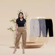 Queenladies gocha pants women's pants 7/9 premium cotton twill material