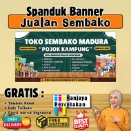 BANNER BANNER FOR GOODS WARUNG SALE