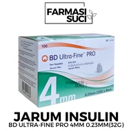 Jarum Insulin Kencing Manis 4mm BD Ultra Fine Pro Needle 4mm 100pcs (BOX)