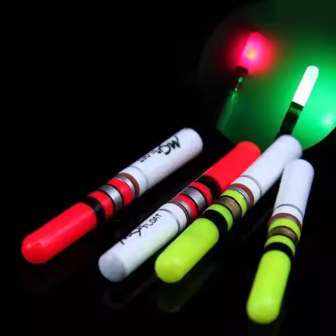 1set Light Sticks Green / Red Work with CR322 Battery Operated LED Luminous Float Electronic Light N